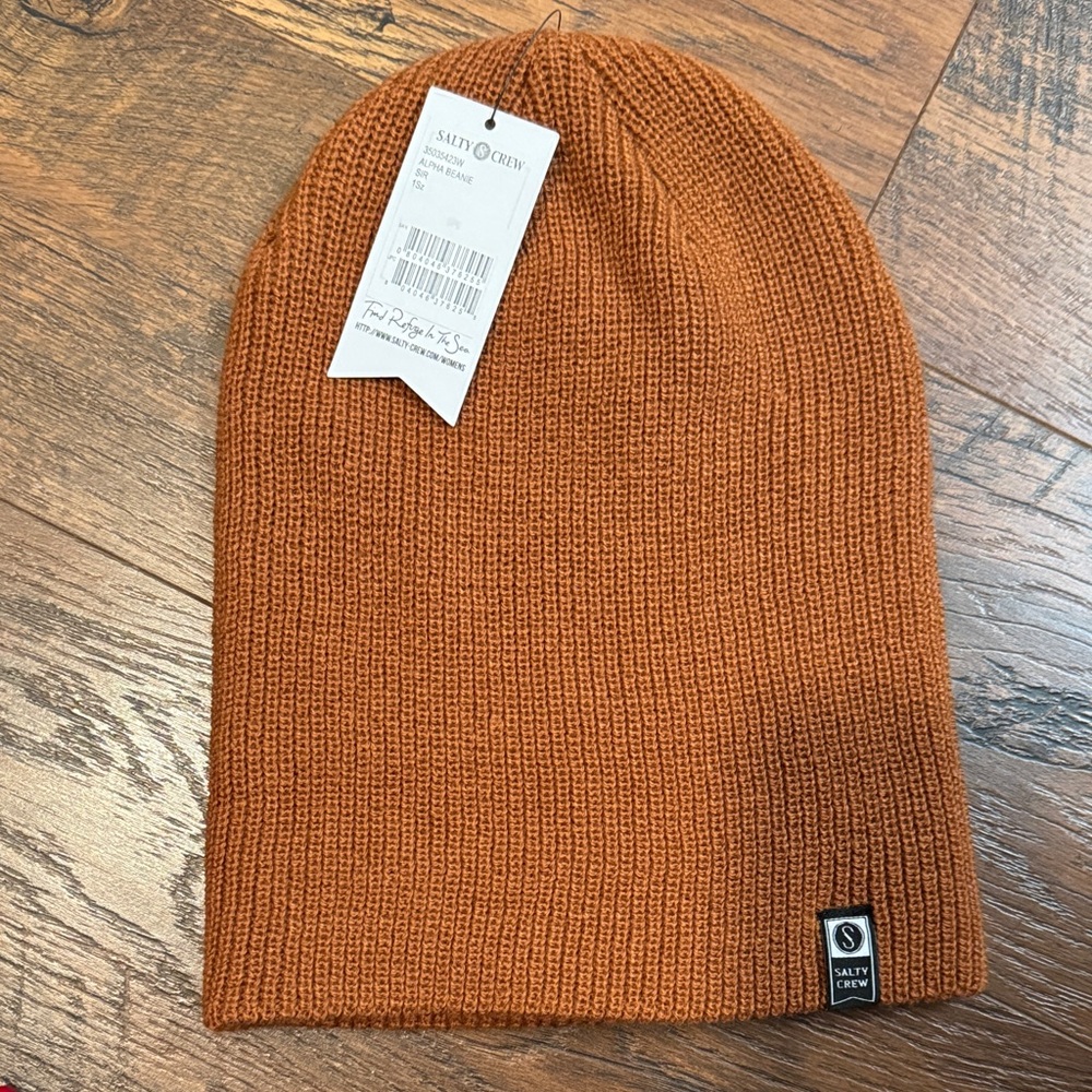 Salty Crew Rust Knit Beanie